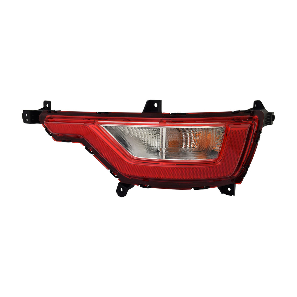 KarParts360 para Kia Niro 2023 2024 2025, luz de reversa lado del pasajero, lente rojo/claro, material de lente y carcasa de plástico PC, con bombillas, reemplazo para KI2883108, 92406AT000