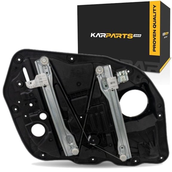 KarParts360 For Kia Optima 2014 2015 Window Regulator And Motor Front, Passenger Side | Power | 2 Pins | Door Module | With Panel | Replacement For 824812T510-PFM, 824814C500-PFM