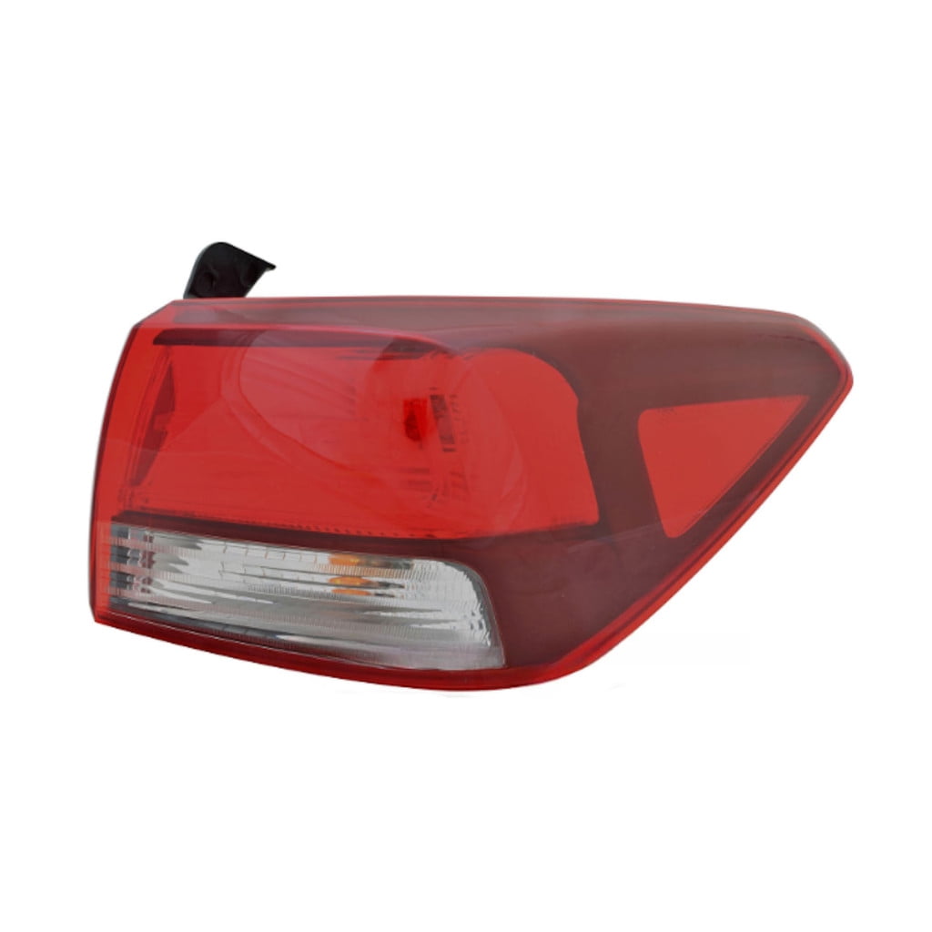 KarParts360 Para Kia Rio 2018 19 20 21 22 2023 Luz Trasera Lado Pasajero | CAPA | Lente Rojo y Claro | Plástico ABS | Sobre la Carrocería | Lente de Plástico PMMA | Con Bombillos | Para KI2805143, KI2805143C | 92402H9100