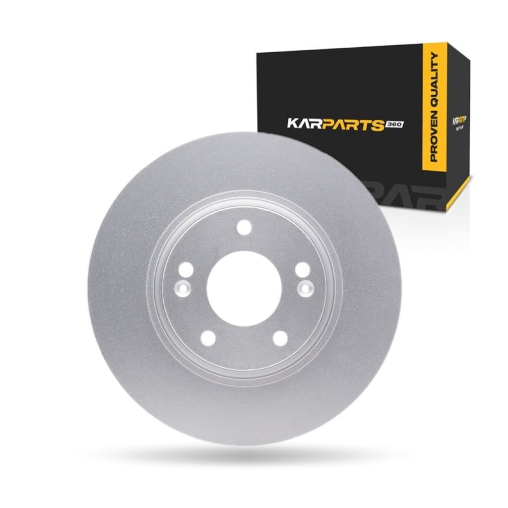 KarParts360 For Kia Seltos 2023 2024 Brake Rotor Front | Coated | 5 Stud/Lug Hole | 11.81 Inches Outside Diameter | 1.04 Inches Discard Thickness | 2.72 Inches Center Hole Diameter