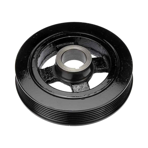 KarParts360 For Kia Sorento 2011-2020 Harmonic Balancer | Black Color | Serpentine Drive Belt Type | Keyway Type | 1 Mounting Hole | Replacement For 231243C100, 231243C101