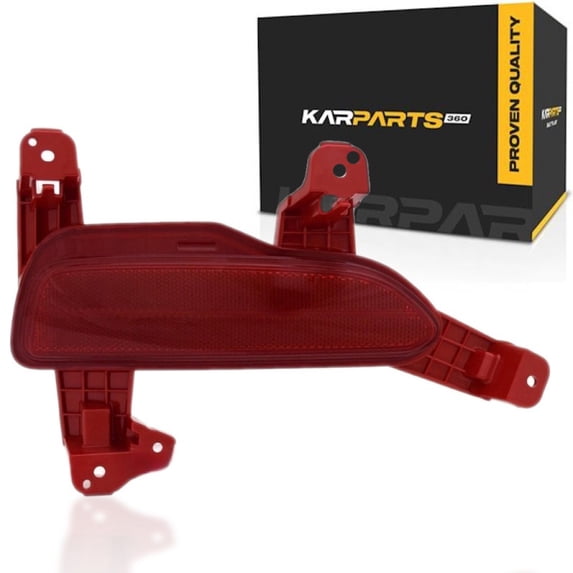 KarParts360 For Kia Sorento 2019 2020 Reflector Driver Side | Rear | CAPA | Red | PC Plastic | Snap In Attachment Method | Replacement For KI1184121, KI1184121C | 92405C5500