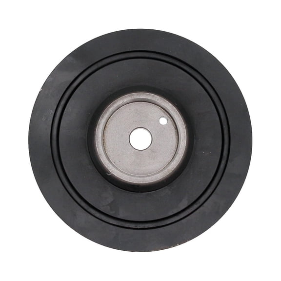 KarParts360 For Kia Sportage 2005 06 07 08 09 2010 Harmonic Balancer | Black Color | Serpentine Drive Belt Type | 1 Mounting Hole | Degree Markings Included | Replacement For 2312437100, 2312437500