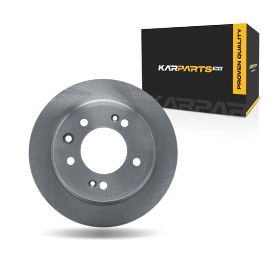 KarParts360 For Kia Sportage 2011 12 13 14 15 2016 Disc Brake Rotor | Rear | Solid Type | 262 Millimeters/10.31 Inches Outside Diameter | 5 Stud/Lug Hole