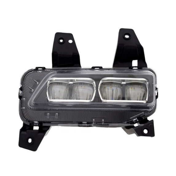 KarParts360 For Kia Telluride 2020 2021 2022 Fog Light Passenger Side | CAPA | Clear Lens | LED | PP Plastic Housing | PC Plastic Lens | With Bulb | Replacement For KI2593171, KI2593171C | 92202S9000