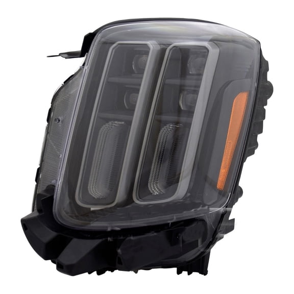 KarParts360 For Kia Telluride 2023 Headlight Driver Side | Clear Lens | Black | LED | PP Plastic Housing | PC Plastic Lens Material | LED Park Light | X-Line (Pro) Model | For KI2502268 | 92101S9550