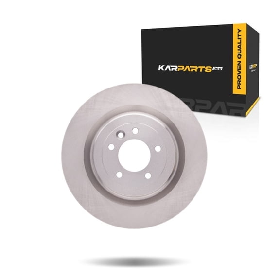 KarParts360 For Land Rover Defender 130 2023 2024 2025 Disc Brake Rotor | Rear | Vented Type | 365 Millimeters/14.37 Inches Outside Diameter | 5 Stud/Lug Hole