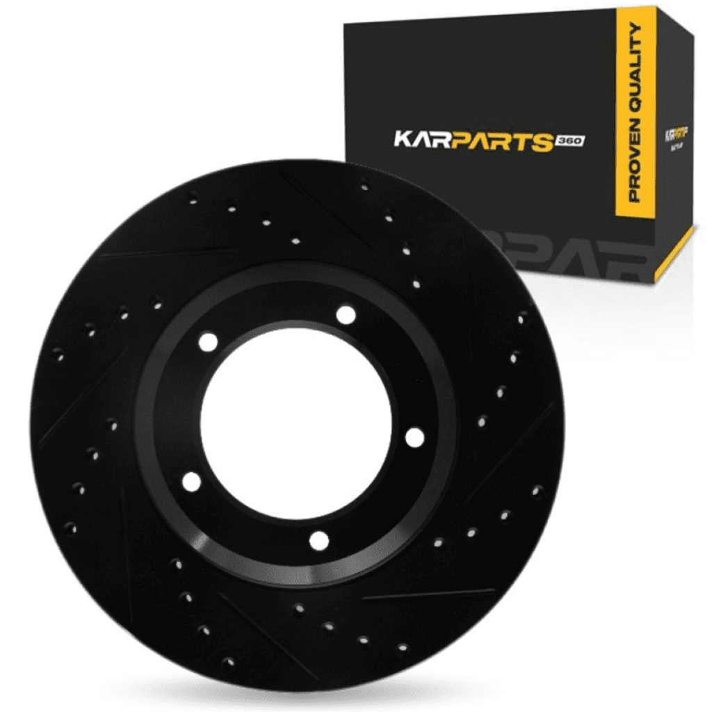 KarParts360 For Land Rover Defender 90 1997 Brake Rotor | Black | 24 ...