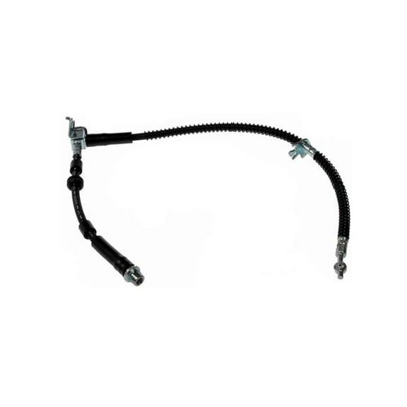 KarParts360 For Land Rover Discovery/LR4 2014 2015 2016 Brake Hydraulic Hose | Bracket Stamped Steel | Black | End 1 & 2 Fitting Treated Steel | Banjo End 1 Fitting Replacement For LR013736, LR018107