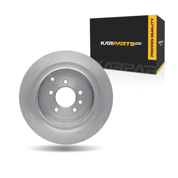 KarParts360 For Land Rover LR3 2005 06 07 08 2009 Disc Brake Rotor | Rear | Vented Type | 350 Millimeters/13.78 Inches Outside Diameter | 5 Stud/Lug Hole