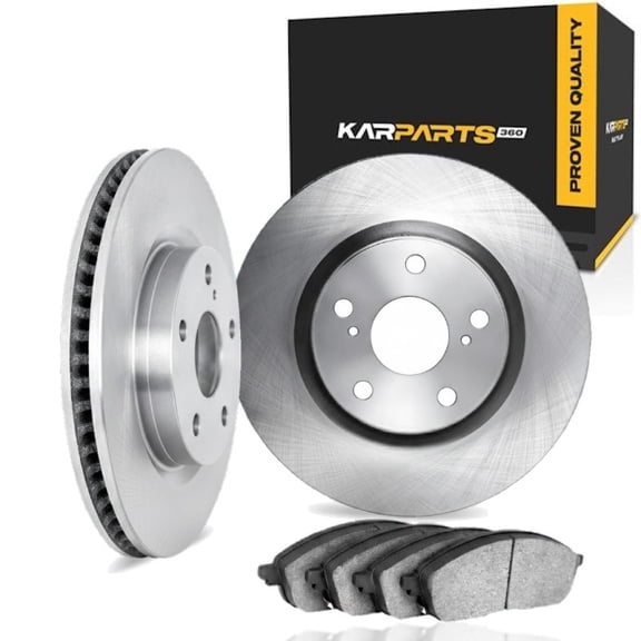 KarParts360 For Land Rover Range Rover 1990 91 92 93 94 1995 Brake Rotor Set Front | Cast Iron | Excluded Calipers | Vented | Plain Rotor Style | 130 Millimeters / 5.12 Inches Bolt Circle | 5 Lug