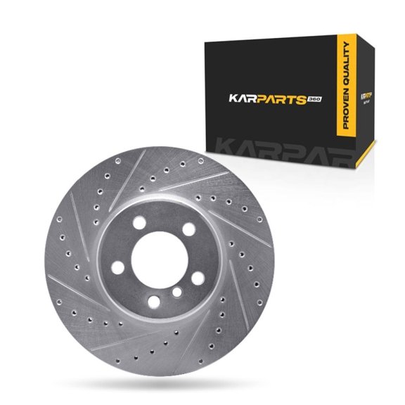 KarParts360 For Land Rover Range Rover 2003 2004 2005 Brake Rotor Driver Side | Silver | 28.4 Millimeters / 1.12 Inches Discard Thickness | 30 Millimeters / 1.18 Inches Nominal Thickness