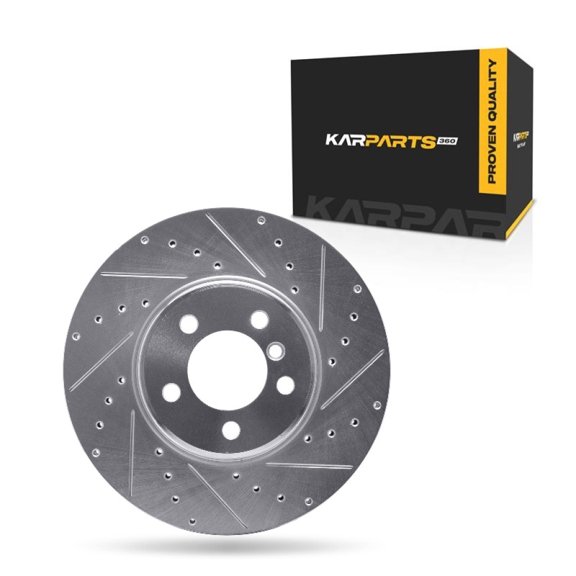 KarParts360 For Land Rover Range Rover 2003 2004 2005 Brake Rotor Passenger Side | Silver | 28.4 Millimeters / 1.12 Inches Discard Thickness | 30 Millimeters / 1.18 Inches Nominal Thickness