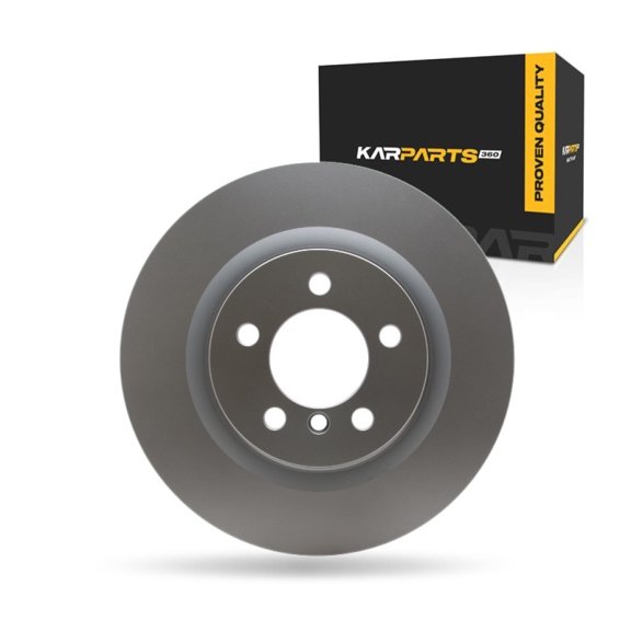 KarParts360 For Land Rover Range Rover 2006 2007 2008 2009 Brake Rotor Front | Coated | 5 Stud/Lug Hole | 13.54 Inches Outside Diameter | 1.06 Inches Discard Thickness | 1.18 Inches Nominal Thickness