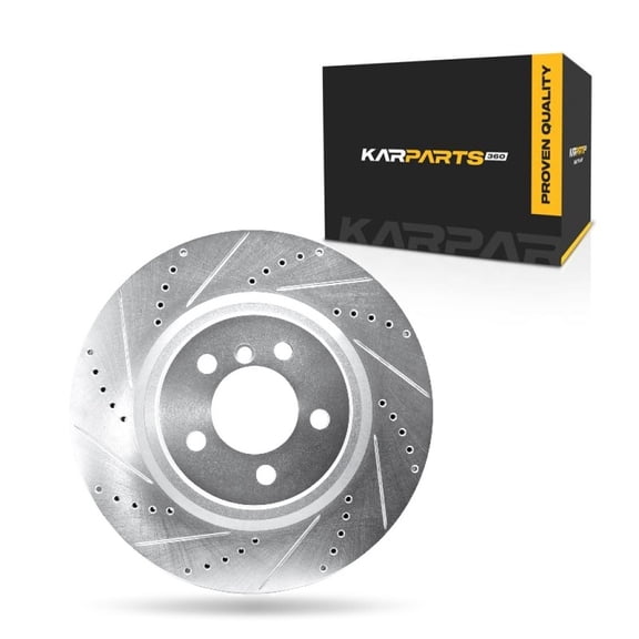 KarParts360 For Land Rover Range Rover 2006-2012 Brake Rotor Driver Side | Silver | 79 Millimeters / 3.11 Inches Center Hole Diameter | 27 Millimeters / 1.06 Inches Discard Thickness