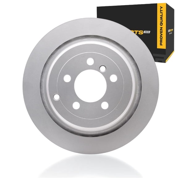 KarParts360 For Land Rover Range Rover 2006-2012 Brake Rotor Rear | Cast Iron | Vented Rotor | Bolt Circle: 120 millimeters / 4.72 inches | Center Hole Diameter: 79 millimeters / 3.11 inches