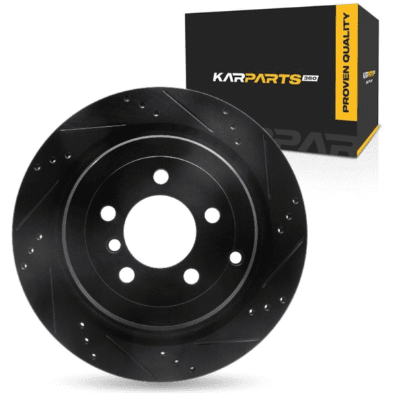 KarParts360 For Land Rover Range Rover 2006-2012 Brake Rotor Rear, Passenger Side | Cast Iron | Vented | 20 Millimeters/0.79 Inches Nominal Thickness | 354 Millimeters/13.94 Inches Outside Diameter