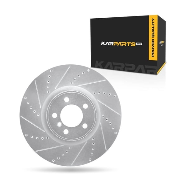 KarParts360 For Land Rover Range Rover 2010 2011 2012 Brake Rotor Driver Side | Silver | 79 Millimeters / 3.11 Inches Center Hole Diameter | 31 Millimeters / 1.22 Inches Discard Thickness