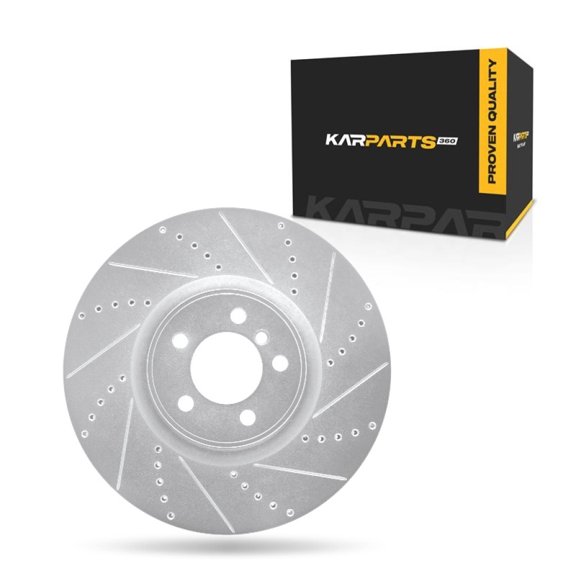KarParts360 For Land Rover Range Rover 2010 2011 2012 Brake Rotor Passenger Side | Silver | 79 Millimeters / 3.11 Inches Center Hole Diameter | 31 Millimeters / 1.22 Inches Discard Thickness
