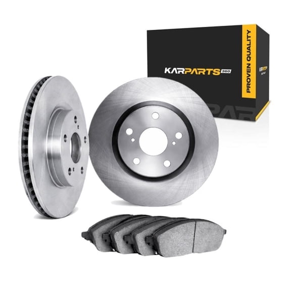 KarParts360 For Land Rover Range Rover 2013 2014 2015 Brake Rotor Set | Rear | Cast Iron | Excluded Calipers | Vented | Plain Rotor Style | 114.3 Millimeters / 4.50 Inches Bolt Circle | 5 Lug