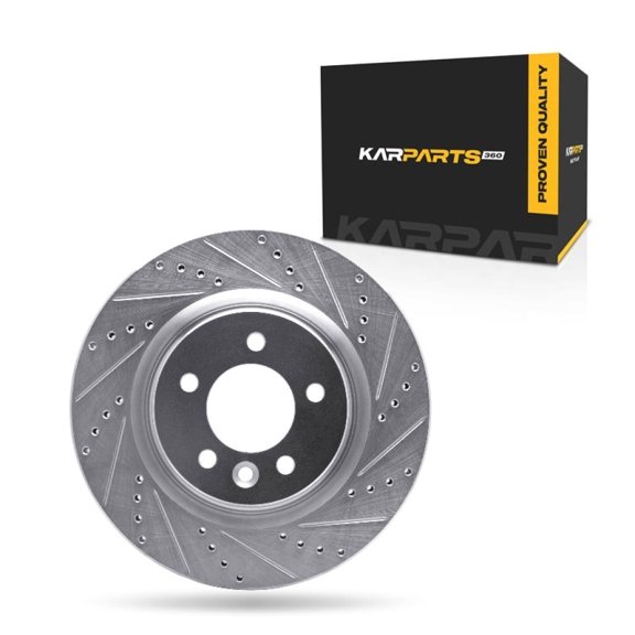 KarParts360 For Land Rover Range Rover Sport 2006 2007 2008 2009 Brake Rotor Passenger Side | 79 Millimeters / 3.11 Inches Center Hole Diameter | 27 Millimeters / 1.06 Inches Discard Thickness