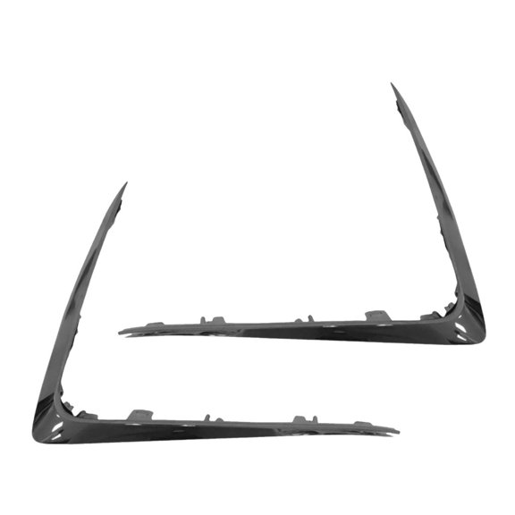KarParts360 For Lexus ES250/ES350/ES300H 2019 2020 2021 2022 Grille Molding Driver and Passenger Side | Pair | Plastic Smoked Chrome For Models With F-Sport Package | LX1212107, LX1213107 | 531240619