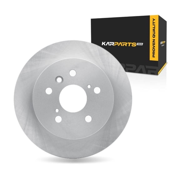 KarParts360 For Lexus ES300h/ES350 2013 14 15 16 17 2018 Brake Rotor Rear | Cast Iron | 8.5 Millimeters/0.33 Inches Discard Thickness | 10 Millimeters/0.39 Inches Nominal Thickness | 5 Stud/Lug Hole