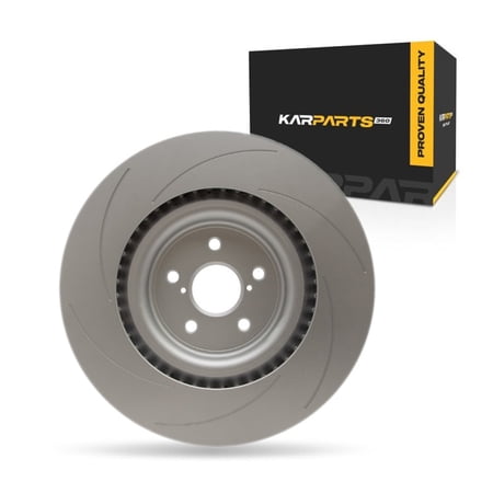 KarParts360 For Lexus GS F 2016 17 18 19 2020 Disc Brake Rotor Front, Passenger Side | Cast Iron | 27 Millimeters/1.06 Inches Discard Thickness | 356 Millimeters/14.02 Inches Outside Diameter