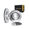 thumbnail image 1 of KarParts360 For Lexus LX570 2013-2021 Brake Rotor Set | Rear | Cast Iron | Excluded Calipers | Vented | Plain Rotor Style | 100 Millimeters / 3.94 Inches Bolt Circle | 5 Lug, 1 of 4