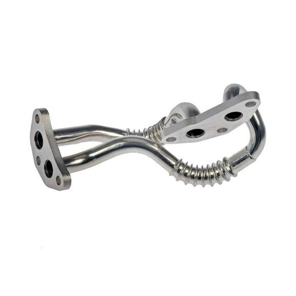 KarParts360 For Lexus RX350 2007-2016 Engine Oil Cooler Hose | Metal | Metallic Gray | Flange End 1 & 2 | 0.75 Inches Hose Outside Diameter | 0.60 Inches Inside Diameter | Replacement For 4004-29131