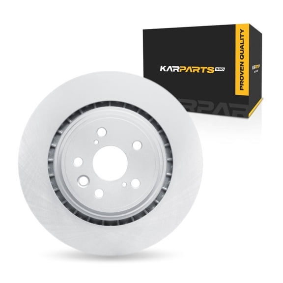 KarParts360 For Lexus RX350/RX350h 2023 2024 2025 Brake Rotor | Coated | 25 Millimeters / 0.98 Inches Discard Thickness | 340 Millimeters / 13.39 Inches Outside Diameter | 5 Stud/Lug Hole