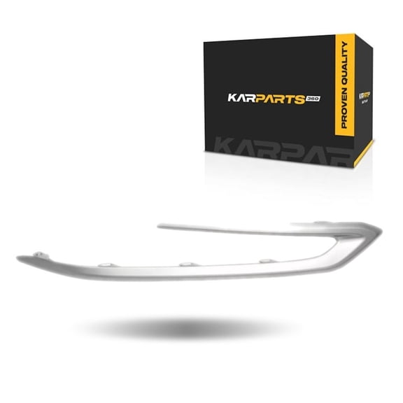 KarParts360 For Lexus RX350/RX350h 2023 2024 Bumper Cover Molding Passenger Side | Front | Made Of Plastic | Painted Finish | Argent | F-Sport Package | Replacement For LX1047104 | 531230E270