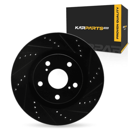KarParts360 For Lexus RX350L 2018 19 20 21 2022 Brake Rotor | Black | 28 Millimeters / 1.10 Inches Nominal Thickness | 328 Millimeters / 12.91 Inches Outside Diameter | 5 Stud/Lug Hole