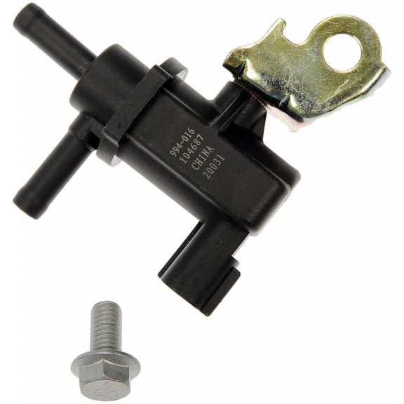 KarParts360 For Lexus SC430 2006 07 08 09 2010 Vapor Canister Purge Valve | Made Of Plastic | 2 Male Blade Terminal | Female Rectangle-Shaped Connector | With Mount Screw | Replacement For 2586050160