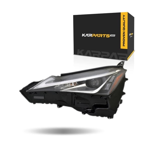 KarParts360 For Lexus UX200 2019 2020 2021 2022 Headlight Driver Side | CAPA | Lens And Housing | LED | Single Beam | With Fog Light | With F-Sport | LX2502189, LX2502189C | 196743292229, 8118576230