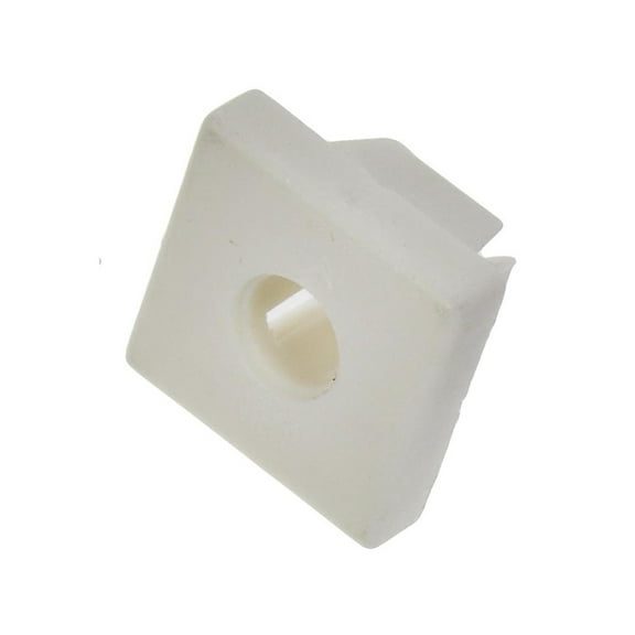 KarParts360 License Plate Retainer Nuts | Nylon | White | 0.21 Inches Thread Diameter | Coarse Thread Type