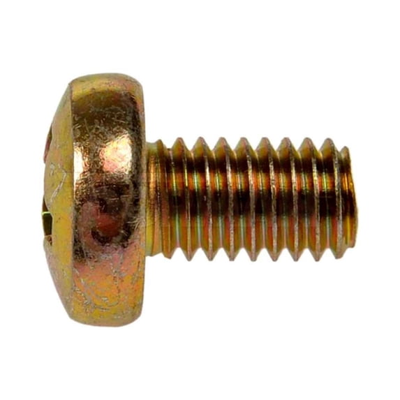 KarParts360 License Plate Retainer | Steel | Yellow Color | M6-1.0 By 10 Millimeters Size
