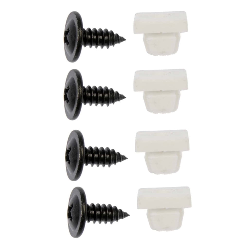 KarParts360 License Plate Retainers | Metal; Plastic | Black Oxide ...