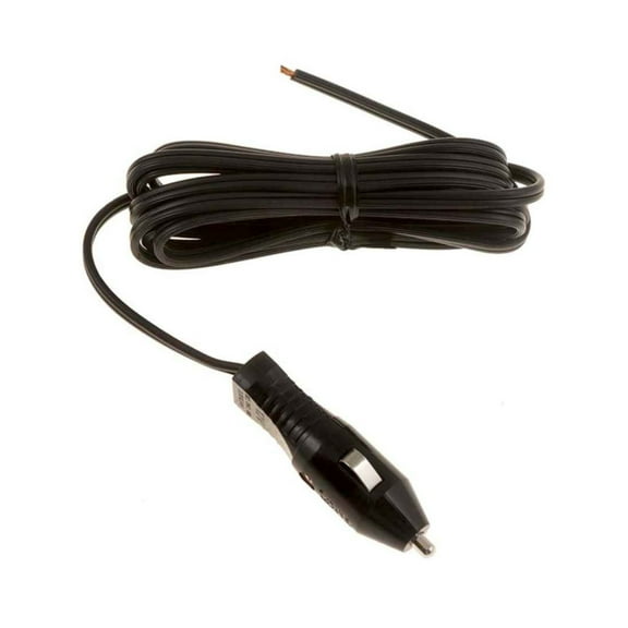 KarParts360 Lighter Receptacle | Plastic Material | Male Lead Wire Terminal | 8 Inches Tube Length | 2-20 Wire Gauge Measurement