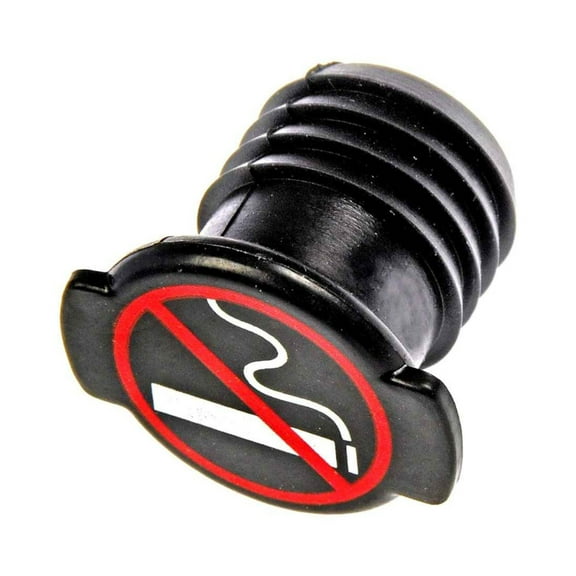 KarParts360 Lighter Safety Plugs | Plastic | Press Fit Attachment Type | Black, Red, White Color | 0.81 Inches Knob Outside Diameter | With Indicator Markings