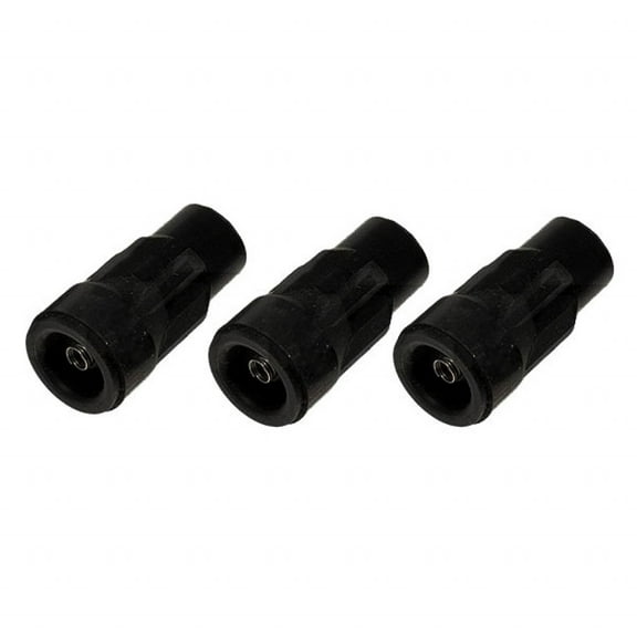 KarParts360 For Lincoln Continental 2017 2018 2019 2020 Spark Plug Boot | Rubber | Push On Attachment Type | Black Color | Standard Grade | 0.313 inches Maximum Diameter | 0.22 inches Minimum Diamete