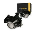 thumbnail image 1 of KarParts360 For Lincoln MKT 2010-2019 Fog Lights Driver and Passenger Side | Pair | Front | Clear Lens | With Bulb(s) | Replacement For FO2590110 | 6E5Z-15200A, 1 of 9