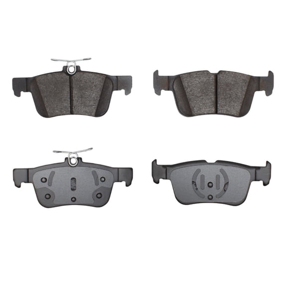 KarParts360 For Lincoln MKZ 2013-2020 Disc Brake Pads | Ceramic Friction | Mechanical Pad Wear Sensor | 53.3 Millimeters / 2.10 Inches Inner Pad Height | 123.2 Millimeters/4.85 Inches Inner Pad Width