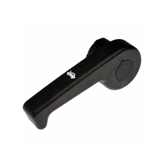 KarParts360 For Lincoln MKZ 2013-2020 Hood Release Pull Handle | Plastic | Black Color/Finish | Snap On Attachment Method | Retainer Cable End Type | L-Shape Handle | Replacement For HS7Z16B626A