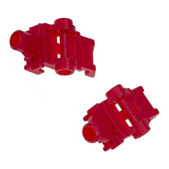 KarParts360 For Lincoln Mark LT 2010 11 12 13 2014 Door Lock Rod Clips | 2 Pieces | Made Of Plastic | Pink | Clip On/Screw On Mount Type | Replacement For 8S4Z5421952A