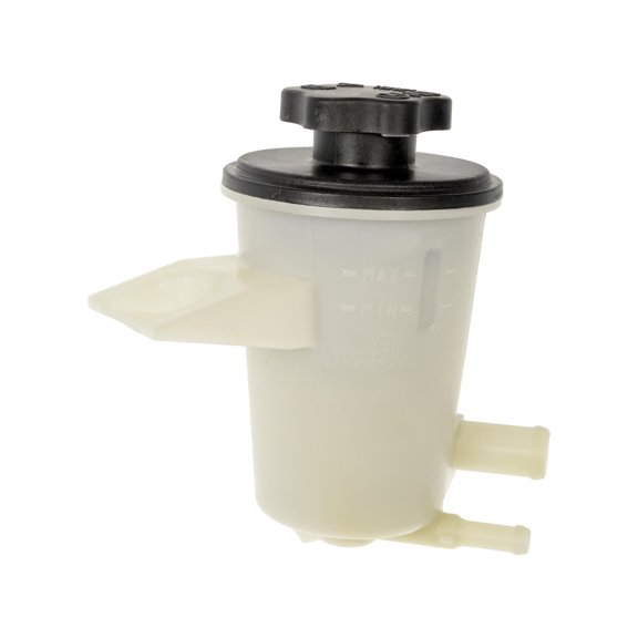 KarParts360 For Lincoln Mark LT 2010 11 12 13 2014 Power Steering Reservoir | Plastic Material | Matte Finish | White Color | Single Type | With Cap | Replacement For 8L1Z3E764A, AL1Z3E764A