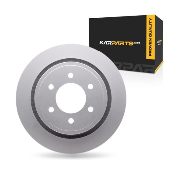 KarParts360 For Lincoln Mark LT 2012 2013 2014 Brake Rotor | 25 Millimeters / 0.98 Inches Nominal Thickness | 348 Millimeters / 13.70 Inches Outside Diameter | 6 Stud/Lug Hole