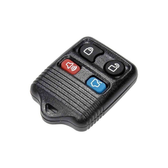 KarParts360 For Lincoln Navigator 2003-2009 Keyless Remote Case | Plastic Material | Black | Lock/Unlock/Trunk And Panic Button Functions | 4 Button | Replacement For 2S4Z15K601AA, 3W7Z15K601-AA