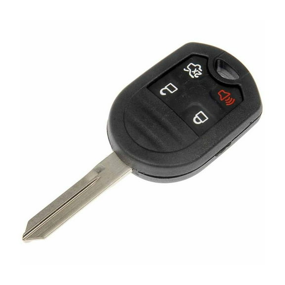 KarParts360 For Lincoln Zephyr 2006 Keyless Remote Case Repair | Plastic, Metal, Rubber | Black | Lock, Unlock, Alarm, Trunk Button Functions | 4 Buttons | Replacement For 164-R8073