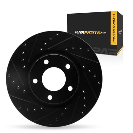 KarParts360 For Mazda 3 Sport 2010 2011 2012 2013 Brake Rotor Front, Driver Side | Cast Iron | Vented | 25 Millimeters/0.98 Inches Nominal Thickness | 300 Millimeters/11.81 Inches Outside Diameter